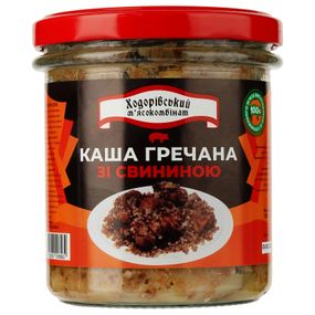 Каша гречана зі свининою Ходорівський м'ясокомбінат 300 г