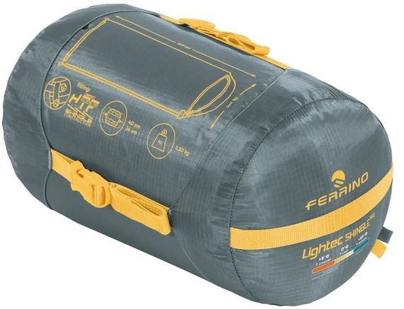 Спальний мішок Ferrino Lightech Shingle SQ -2°C Green Left (86266QVVS) | Зображення 1