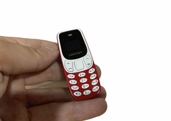 Міні мобільний маленький телефон L8 Star BM10 (2Sim) червоний | Зображення 1