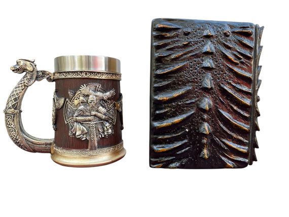 Подарунковий набір Кухоль 3D Берсерк-Віникінг і Блокнот 3D «Жар Серця Дракона» | Зображення 1