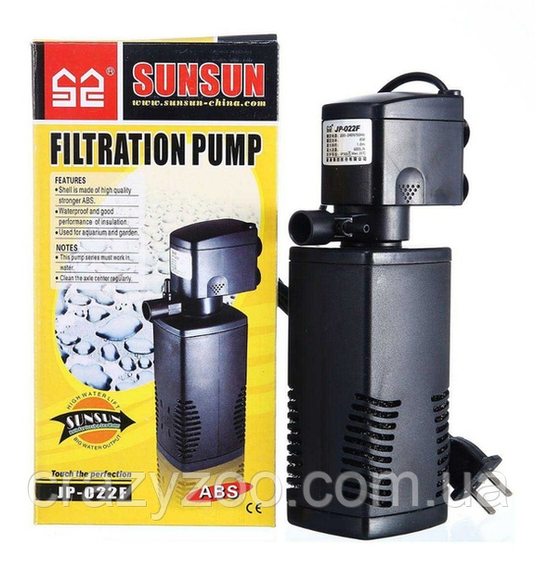 Внутрішній фільтр для акваріуму SunSun JP-022F 8 Вт 600 л/год до 100 л | Зображення 5