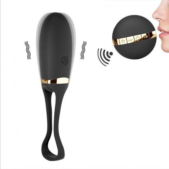 Виброяйцо Dorcel Secret Delight Gold с пультом ДУ, с турборежимом и голосовым управлением Sex Aura | Зображення 3