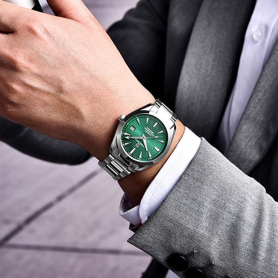 Годинник P2agani Design PD-1688 Silver-Green | Зображення 2