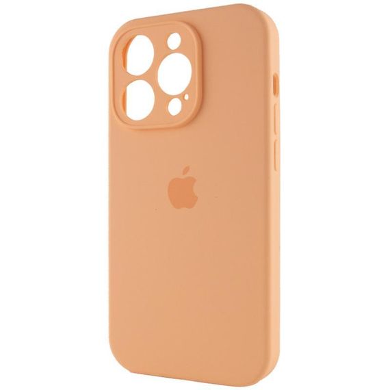 Чехол Silicone Case Full Camera Protective (AA) для Apple iPhone 14 Pro (6.1") Оранжевый / Cantaloupe | Зображення 2