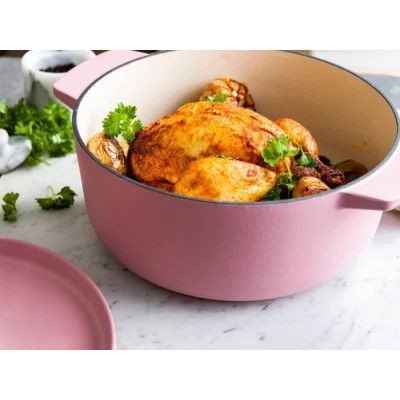 Каструля KitchenAid чавунна з кришкою 5,2 л Суха троянда (CC007431-001) | Зображення 6