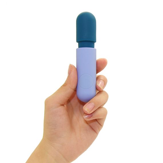 Міні-вібратор мікрофон Sweet Em, 10 режимів, синій, 11.8 х 2.6 см Sex Aura | Зображення 2