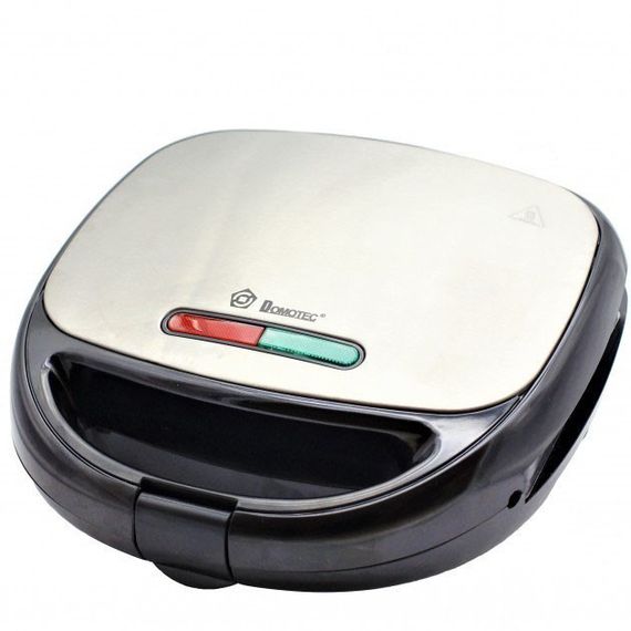 Мультипекар вафельниця бутербродниця сендвічниця гриль електрична 4 в 1 зі знімними формами AW-228 Domotec MS-7704 | Зображення 5