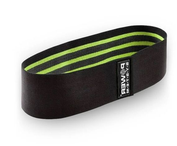 Тканева гумка для фітнесу та спорту Power System PS-4092 Booty Band LVL 2 Black/Green (d_80 см, 12-16 кг) (4092GN-0) | Зображення 4