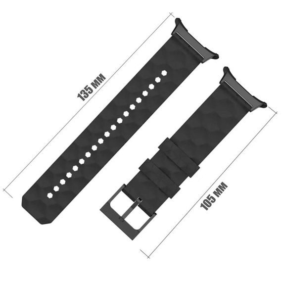 Ремінець Primolux Dimond силіконовий для годинника Samsung Galaxy Watch Ultra 47 mm (SM-L705) - Black | Зображення 4