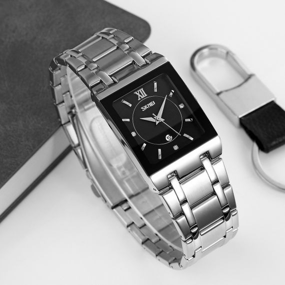 Годинник S2kmei 9263SIBK Silver-Black | Зображення 2
