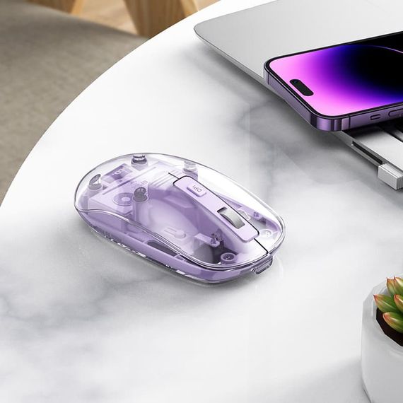 Миша Hoco GM29 Mysterios dual-mode Romantic purple | Зображення 4
