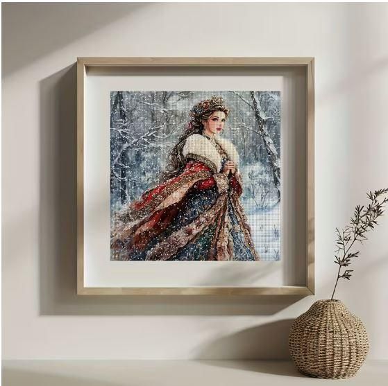 Набор для вышивки крестом JOZYSH " Королевская прогулка" 14CT, 40x40 см, канва Аида с нанесенным рисунком | Зображення 4