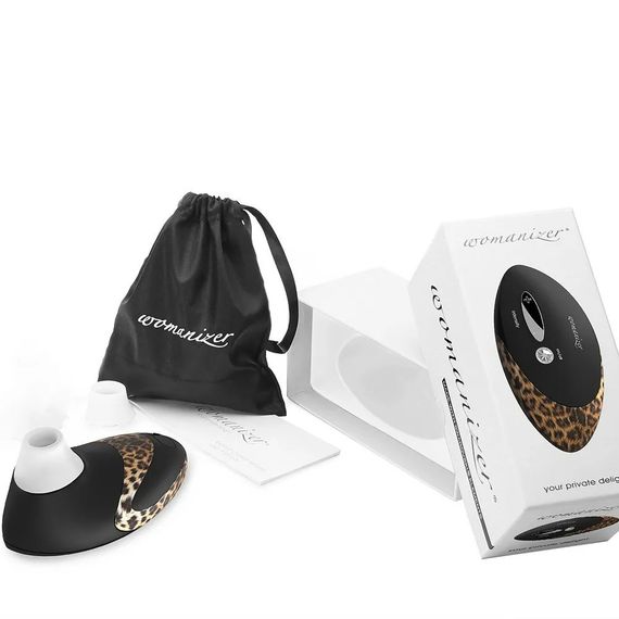 Вакуумный клиторальный стимулятор Womanizer Pro W-500 с леопардовым принтом sexstyle | Зображення 4