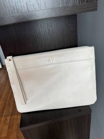 Косметичка брендовая белая светлая Farmasi Ivory 30*21 см | Зображення 4