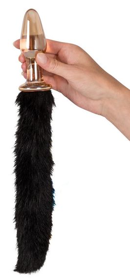 Анальна пробка - Glass-Plug With Tail sexstyle | Зображення 4