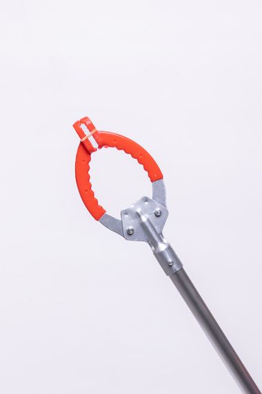 Зажим для мусора с длинной ручкой, резиновая кромка, профессиональный инвентарь HP-35015-39 | Зображення 5