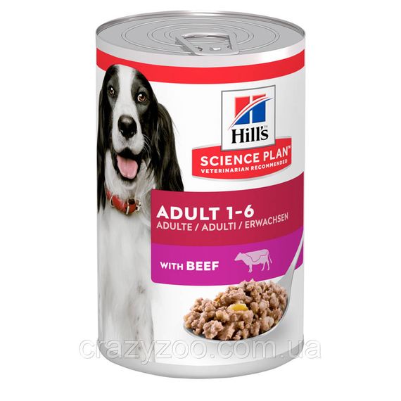 Вологий корм для собак Hill's Beef з яловичиною 370 г 604223