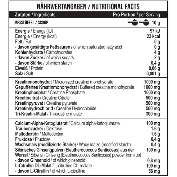 Креатин комплекс MST Nutrition Creatine Kick 1000 g /100 servings/ Peach Ice Tea | Зображення 1