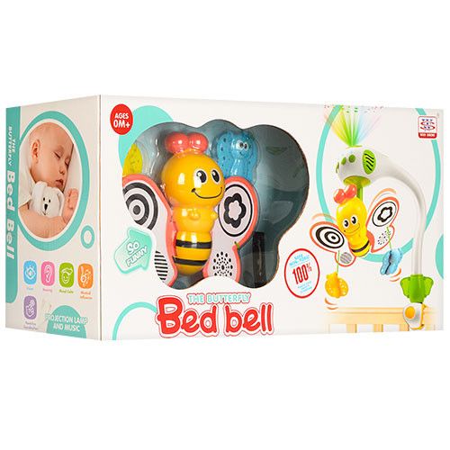 Дитяча карусель з підвісками на ліжечко WS6805 з проектором неба | Зображення 1