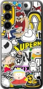 Чехол на Samsung Galaxy S23 Plus Popular logos из силикона FCh_095493