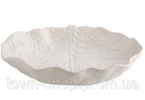 Блюдо сервировочное Bordallo Pinheiro Cabbage 35x25см Бежевое TR-65017616