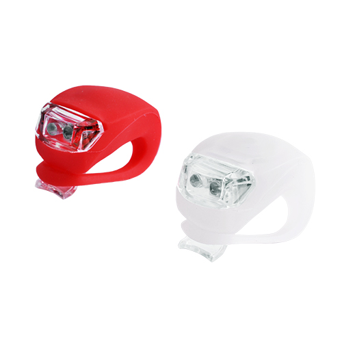 Велосипедные фонари задний и передний габаритный маячoк HJ008-2 Ultra brite - 2шт (красный и белый)