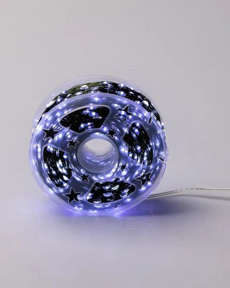 Светодиодная USB гирлянда проволока Роса 100 LED 10 метров • Гирлянда Капля росы для декора дома офиса и улицы | Зображення 3