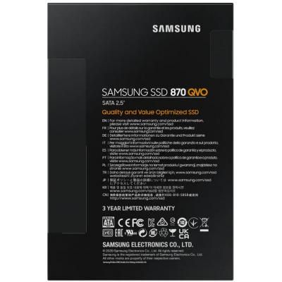 Твердотельный накопитель SSD 2.5&quot; Samsung 870 QVO 4TB SATA QLC (MZ-77Q4T0BW) | Зображення 6