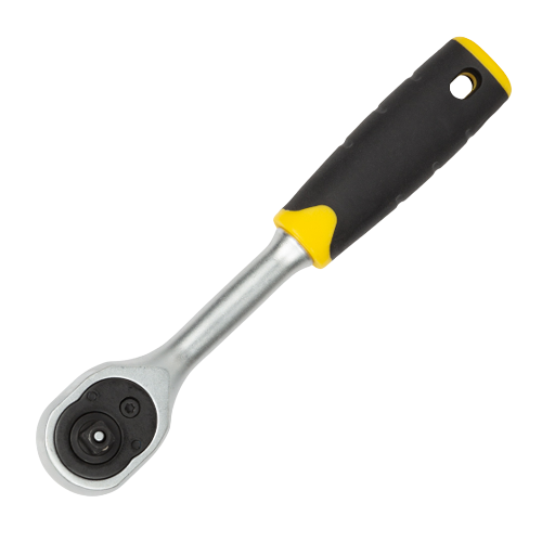 Ключ-тріскачка 1/4" 150мм 72T CrV SIGMA | Зображення 1
