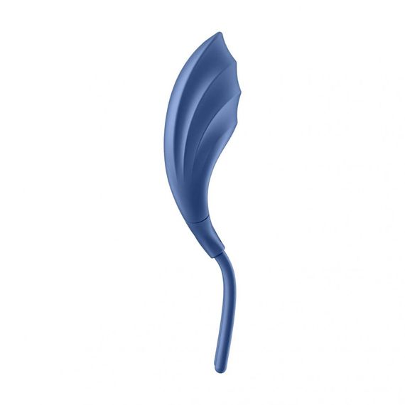 Регулируемое эрекционное кольцо Satisfyer Swordsman Camouflage с вибрацией, голубое sexstyle | Зображення 2