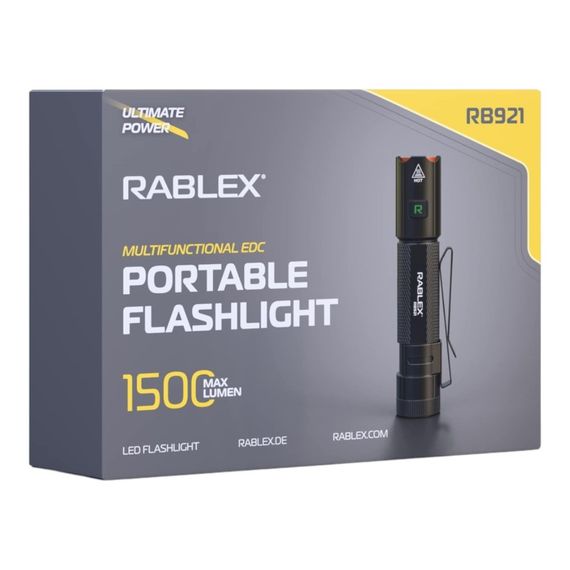 Ручний ліхтар Rablex RB921, XHP35 LED, Zoom, зарядка Type-C | Зображення 2