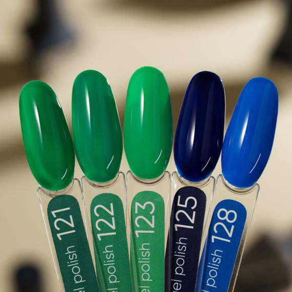 Гель-лак Valeri 122 "Свіжа трава" 6мл | Зображення 1