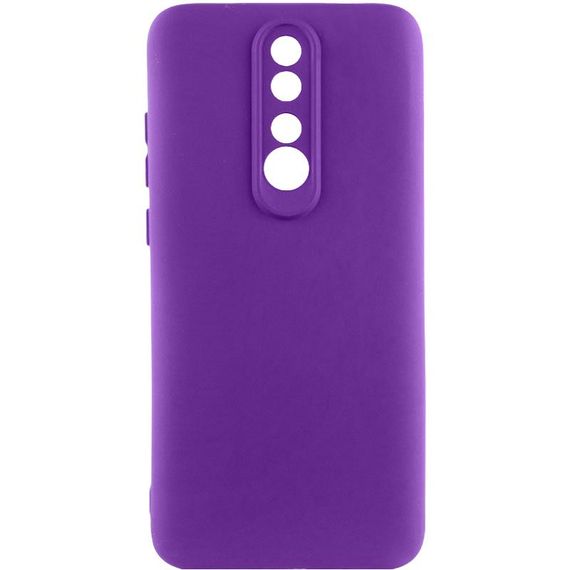 Чохол TPU GETMAN Liquid Silk Full Camera для Xiaomi Redmi 8 Фіолетовий / Purple