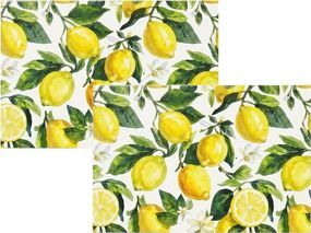 Набір сервірувальних серветок Ardesto Sicilian lemons ART15LM 30х45 см 2 шт
