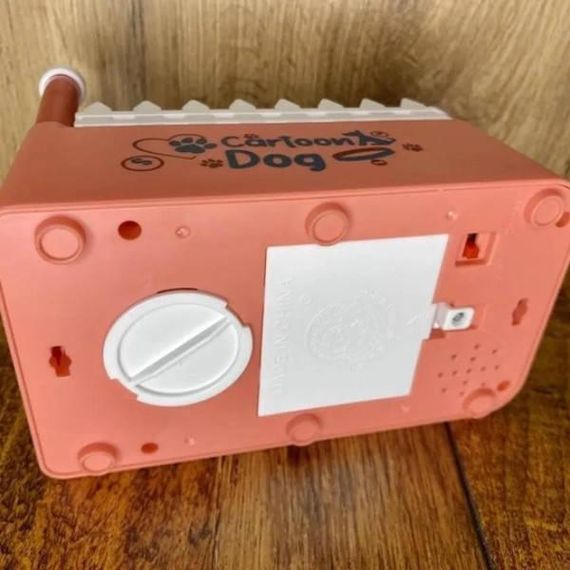 Сейф копилка Собака поедающая монеты Choken-Bako Розовая