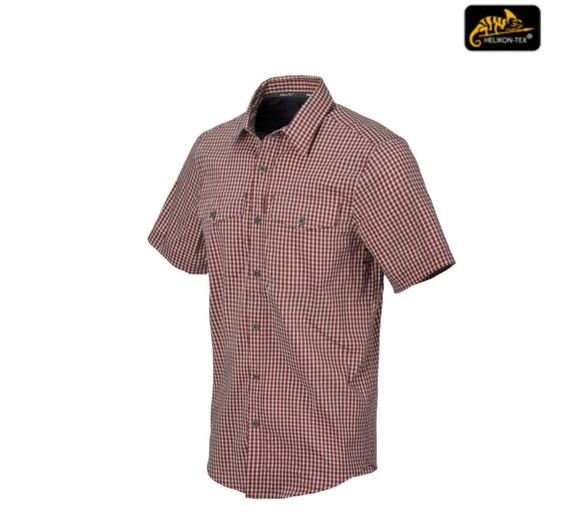 Сорочка Helikon-Tex Covert Concealed Carry Short Sleeve Shirt Red Checkered