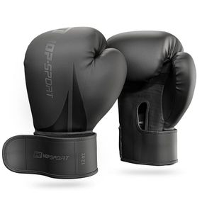 Боксерські рукавиці Hop-Sport HS-BG12 12oz чорні