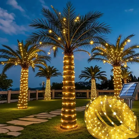 Світлодіодна гірлянда "Трубка" 20м 200 LED, білий теплий | Зображення 1