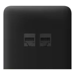 Ajax SideCover (LAN) vertical Black Фронтальна панель - Розетки