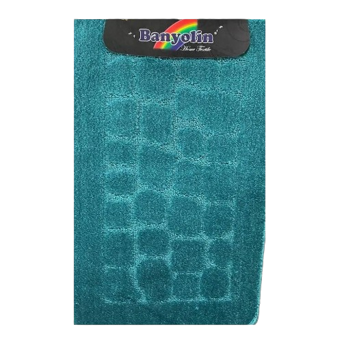 Килимок для ванної 50*90см малюнки мікс смарагд ELIF