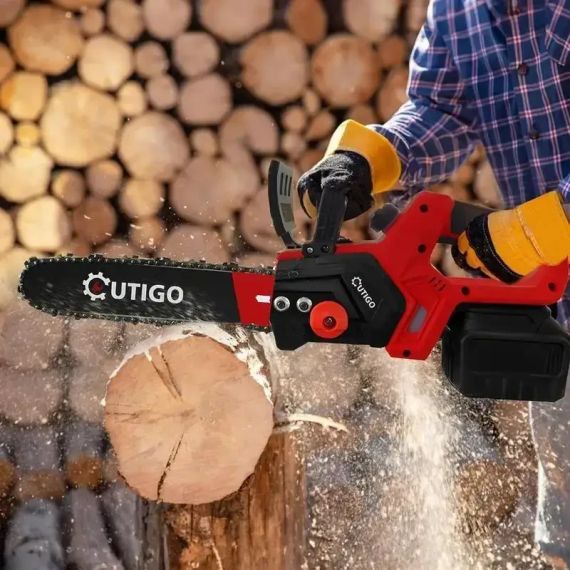 OUTIGO KF12 – 12-дюймова акумуляторна безщіткова бензопила 🔋🌲 | Зображення 4