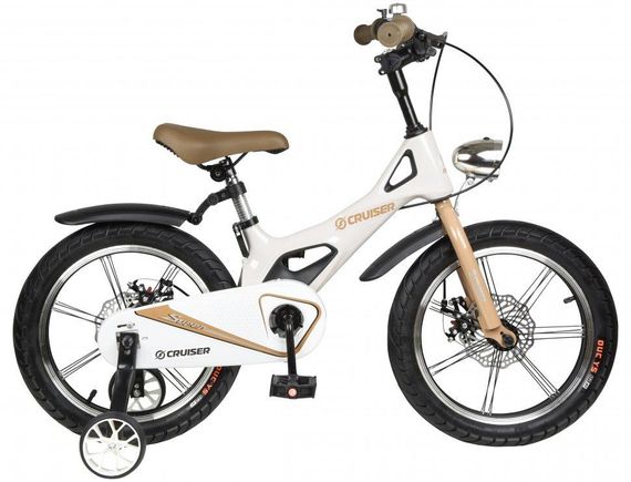 Детский велосипед Cruiser ICONIC | Магниевая рама, дисковые тормоза, колеса 14/16/18", фонарик и звонок | Зображення 2