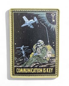 Патч / шеврон Communication is key (Общение - это ключ)