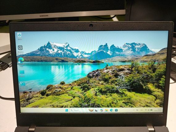 Ультрабук Б-клас Lenovo ThinkPad L14 Gen 2 / 14" (1920x1080) IPS / Intel Core i5-1145G7 (4 (8) ядра по 2.6 - 4.4 GHz) / 16 GB DDR4 / 500 GB SSD / Intel Iris Xe Graphics / WebCam / Windows 11 б/в | Зображення 7