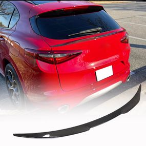 Нижний спойлер V2 (2017-2023, Сухой карбон) для Alfa Romeo Stelvio 2016- гг