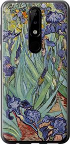 Чехол на Nokia 5.1 Plus Винсент Ван Гог. Ирисы "161u-1543-17620"
