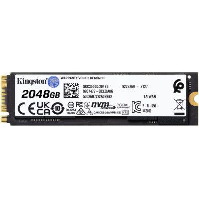 Накопитель SSD M.2 2280 2TB Kingston (SKC3000D/2048G) | Зображення 6
