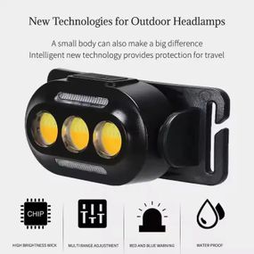 Налобный фонарь для туризма рыбалки и охоты, Тактический фонарь для рыбалки, Фонарик налобный мощный OC-82