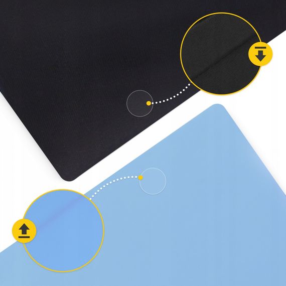 Мат гімнастичний складаний 4FIZJO 180 x 60 x 5 см 4FJ0570 Blue/Sky Blue (P-5907739319685) | Зображення 1