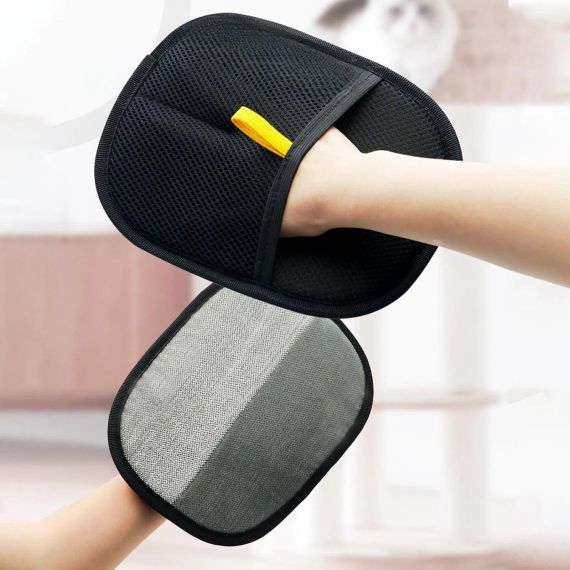 Двухсторонняя перчатка для ухода за домашними животными